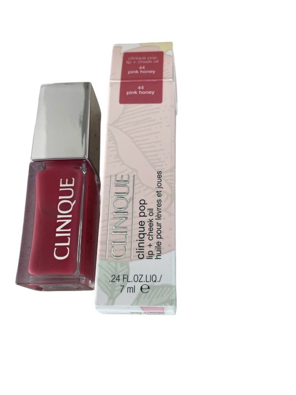 Clinique Pop Lip + Cheek Oil In Pink Honey 7ml/0.24fl.oz. Full Size New In Box